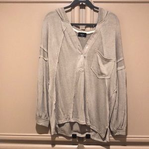 Vici Green Hooded Sweater Size L NWOT